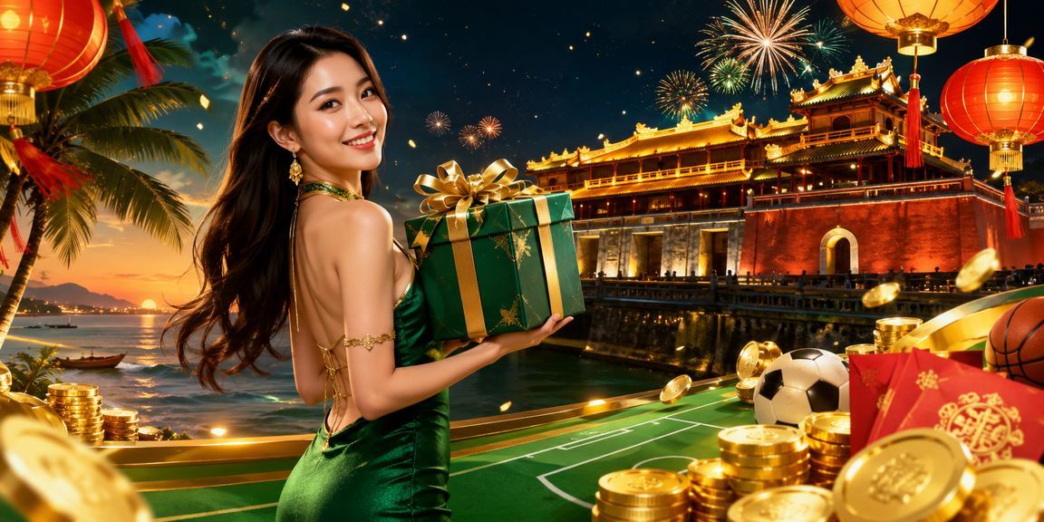 Bầu không khí đêm lễ hội Huế kết hợp với trải nghiệm cá cược thể thao