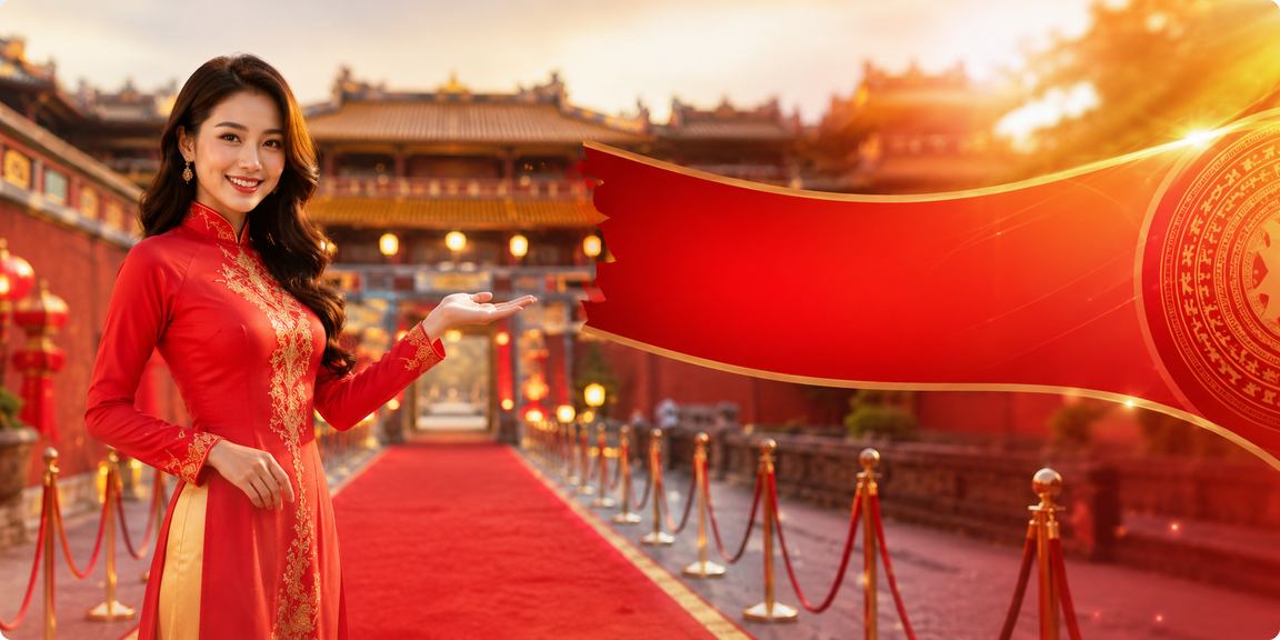 Người phụ nữ Việt Nam nhận thưởng VIP trong không gian giải trí sang trọng tại Huế