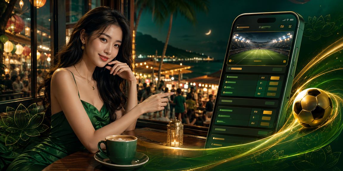Người dùng Việt Nam dùng điện thoại chơi casino trực tuyến tại Phú Quốc bên ly cà phê